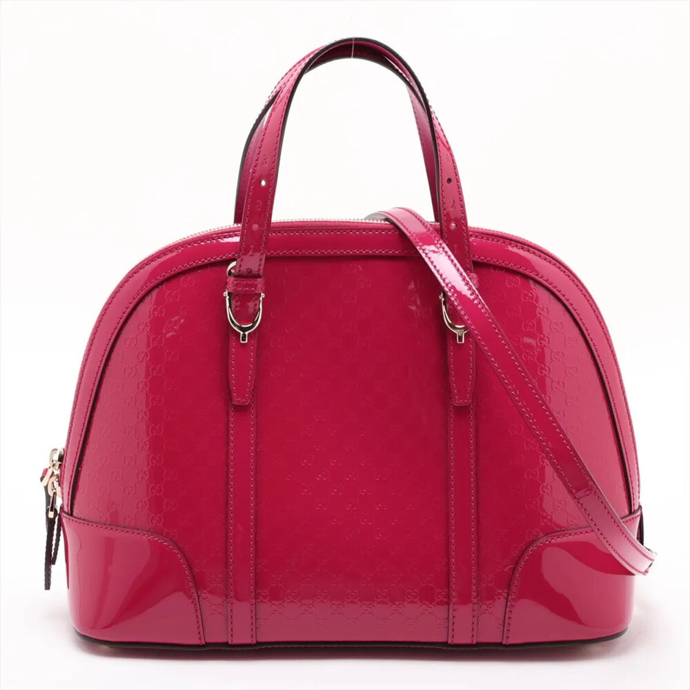Gucci Nice Micro Guccissima 309617 Leather 2-Way Shoulder Bag Handbag for Women